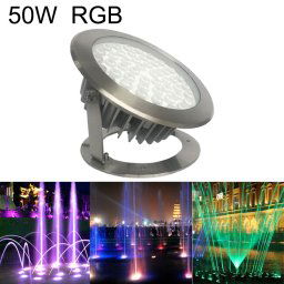 Lumière de piscine sous-marine LED de paysage de parc carré de 50W (RVB)