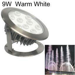 9W Square Park Landscape LED Lumière sous-marine pour piscine (lumière blanche chaude)