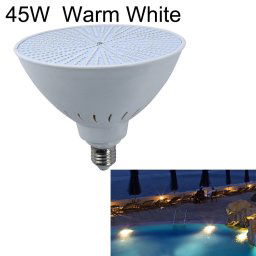 Ampoule de piscine à LED en plastique ABS sous-marine, couleur de la lumière: lumière blanche chaude (45 W)