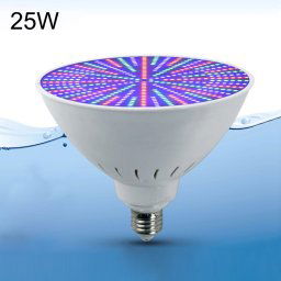 Ampoule de piscine à LED en plastique ABS, lumière sous-marine, couleur de la lumière: lumière colorée (25W)