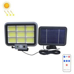 9 x 28 COB extérieur étanche Solar Solar Type de classement mural Human Induction Jardin Corridor Street Light
