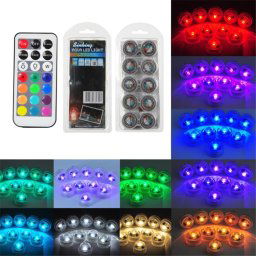 Lampe de plongée télécommandée 12 en 1 3CM Diamond Twist LED Light