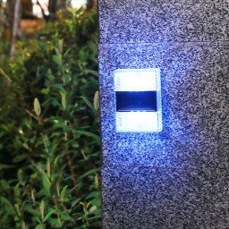 6 LED Solar Night Light Home Lampe de jardin décoratif extérieure (lumière colorée)