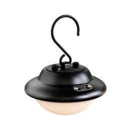 Lumière de camping de chargement USB portable de plein air (noir)