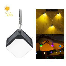 Lampe murale décorative décorative de jardin solaire en plein air (lumière chaude + lumière colorée)