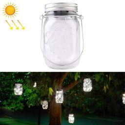 20 LED énergie solaire Mason bouchon de bouteille lampe suspendue décoration extérieure jardin lumière, non compris le corps de la bouteille (lumière blanche)