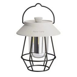 Lampes de camping suspendues en plein air Éclairage de tente Lumières d'ambiance (poignée blanche)