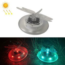 Piscine solaire Floating Light Villa extérieure Piscine RVB Lumière de jardin légère (libellule)