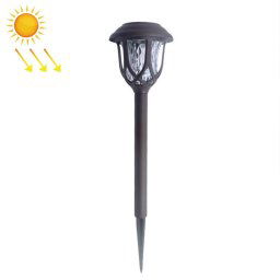 Solaire extérieur jardin pelouse réverbère jardin LED paysage décoratif lumière Villa Ground Plug Light (lumière colorée)