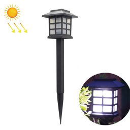 4 PCS extérieur jardin solaire veilleuse LED ménage petite maison pelouse lumière (lumière blanche)