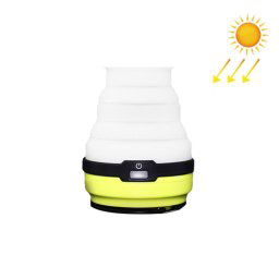 GOOFY DT-7107A EXTÉRIEUR SOLAR USB Rechargeable Camping Light Portable Tente de tente à LED rétractable (Vert)