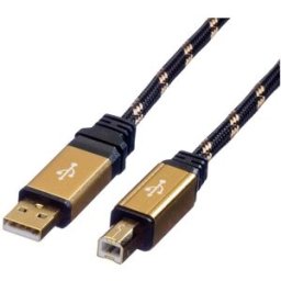 ROLINE GOLD Câble USB 2.0, type A-B, 3 m
