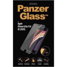 PanzerGlass 2684 Verre de protection décran Apple IPhone se (gén. 3, 2022), IPhone se (gén. 2, 2020), iPhone 8, iPhone 7, iPhone 6 1 pc(s) anti-traces de