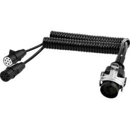 SecoRüt ECO771-136 Câble de raccordement [prise de remorque femelle 15 pôles - prise de remorque femelle 7 pôles type N, prise de remorque femelle 7 pôles type