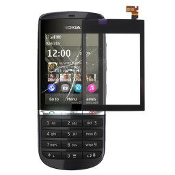 Écran tactile pour Nokia Asha 300 (noir)