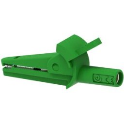 Electro PJP 5002-IEC-d4-CD1-V Pince crocodile vert Plage de serrage max.: 9 mm Longueur: 51 mm 1 pc(s)