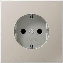 Jung simple Insert Prise 2P+T acier inoxydable ES1520 1 pc(s)