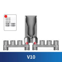 Support mural de rangement pour aspirateur Dyson V10, support d'accessoires pouvant contenir jusqu'à 10 accessoires