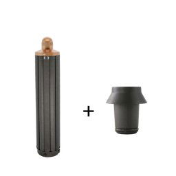 Pour sèche-cheveux Dyson Airwrap i.d./ HS01 / HS05 / HD08 18,6 x 4 cm Buse à barils de bouclage longs améliorés avec adaptateur long Doré