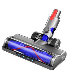 Tête de moteur à brosse à entraînement direct anti-enroulement avec lumière LED pour Dyson V7 / V8 / V10 / V11 / V15 / V8 Slim
