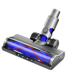 Tête de moteur à brosse à entraînement direct anti-enroulement avec lumière LED pour Dyson V6