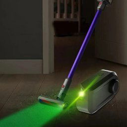 Pour aspirateur Dyson, lumières vertes, lampe d'affichage de la poussière