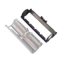 Pour aspirateur Dyson V8/V10, brosses de sol à entraînement direct anti-enchevêtrement, pièces de carrosserie transparentes, style : kits de coque