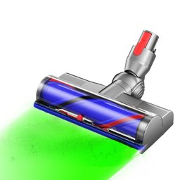 Pour Dyson V7 V8 V10 V11 V15 Tête de brosse à rouleau à entraînement direct à couple élevé avec voyant d'affichage de la poussière