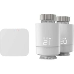 Hama Smarte WLAN-Heizungssteuerung, 2x Smartes Heizkörperthermostat + Zentrale Thermostat de radiateur