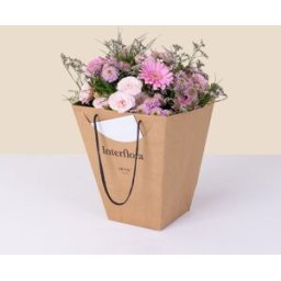 Bouquet plaisir fleuri et sac cadeau pour offrir - Interflora