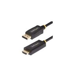 StarTech.com 9.8ft (3m) DisplayPort to HDMI Adapter Cable, 4K 60Hz with HDR, DP to HDMI 2.0b, Active Video Converter, DisplayPort Desktop to HDMI Monitor, M/M - DisplayPort to HDMI Cord (10F-DP-HDMI-4K60-HDR) - cable adaptateur - DisplayPort / HDMI - 3 m
