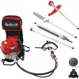 GeoTech GT-4 36 BP - Débroussailleuse multifonction thermique à dos à essence 4 temps