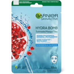 Masque Tissu Hydratant HydraBomb SkinActive - Grenade et Acide Hyaluronique