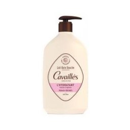 Cavaillès Lait Bain Douche Hydratant 1 L - Flacon-Pompe 1000 ml