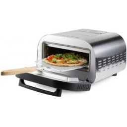 DOMO-ELEKTRO DOMO Genius Four a pizza, inox, avec pierre de cuisson 1700W DO9289PZ