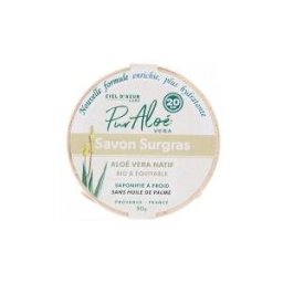 Pur Aloé Savon Surgras 20% Aloe Vera Bio 90 g - Boîte 90 g
