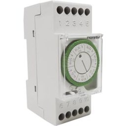 Wallair 1IO0024 Minuterie analogique programme hebdomadaire 3500 W IP20 réserve de marche