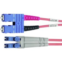 Telegärtner 100012159 fibre optique FO Câble de raccordement 2.00 m jaune [1x SC mâle - 1x LC mâle] 9/125 µ Singlemode OS2