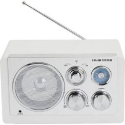 Denver TR-63W Radio de table AM, FM AUX blanc