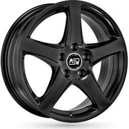 Jante Alu Msw Msw 78 16 Pouces - 6.5x16 5x108 Et47.5 Noir Brillant