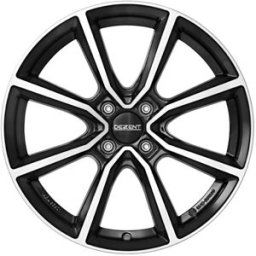 Jante Alu Dezent Tz 16 Pouces - 6.5x16 4x100 Et48 Noir Face Polie