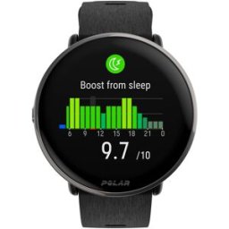 Polar - Montre de fitness et de bien-être GPS - Ignite 3 TI Silver Black en Titane - Noir