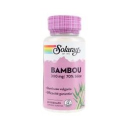 Solaray Bambou 60 Unités Végétales - Pot 60 capsules