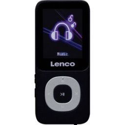 Lecteur CD portable Lenco Xemio-659GY - MP3/MP4-Player mit 4 GB Mikro-SD-Speicherkarte, grau