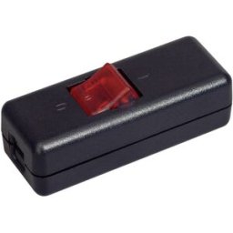 Interrupteur pour câble souple interBär 8010-104.01 noir, rouge 2 x Off/On 10 A 1 pc(s)