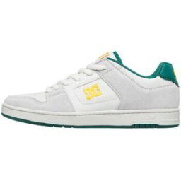Chaussures de Skate DC Shoes MANTECA 4 S off white dark green Blanc