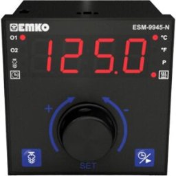 Emko ESM-9945-N 2 points, P, PI, PD, PID Régulateur de température Pt100 -200 à +1700 °C Relais 5 A (L x l x H) 100 x 96 x 96 mm
