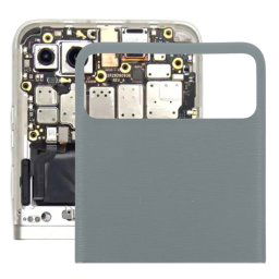 Pour Motorola Razr 40 Couvercle arrière de la batterie de la partie supérieure d'origine (vert)