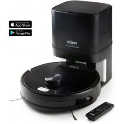 DOMO-ELEKTRO DOMO Aspirateur robot avec station de nettoyage et fonction mop, 14,4V DO7298S