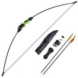 Arc de chasse 110cm recurve 18lbs 80fps + 2 flèches